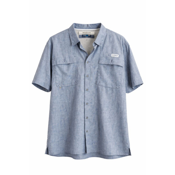 Magellan Outdoors Other - Magellan Aransas Pass Fishing Shirt 2XL Blue Vented Short Sleeve Outdoor